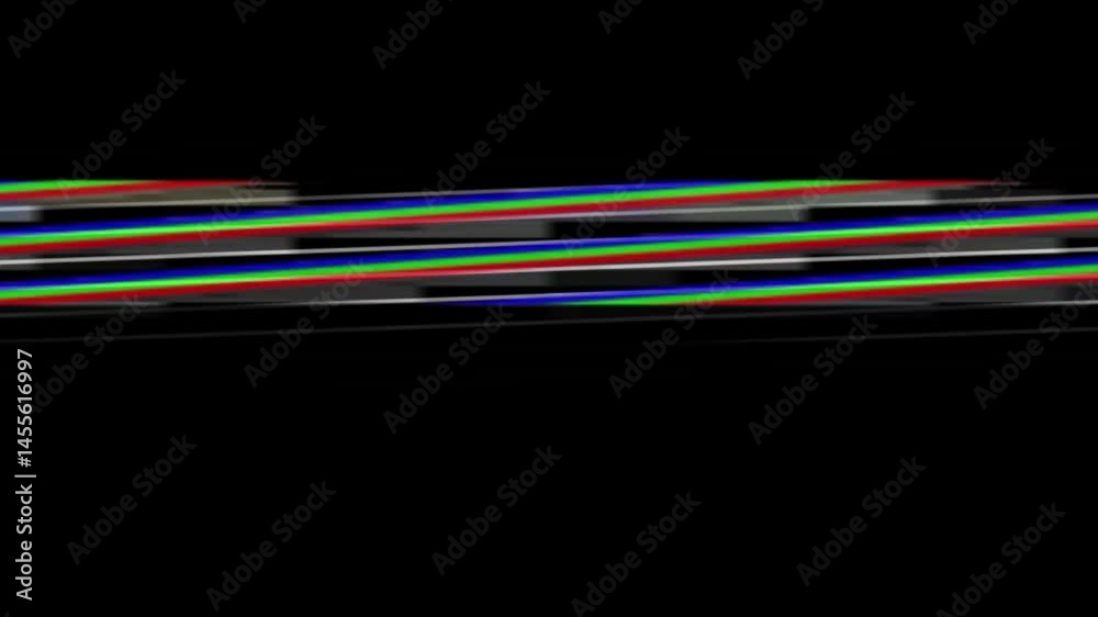 Glitch effect animation transition in 4K, digital distortion background. Static noise interference, broken TV signal visuals. Pixelated screen flicker with digital artifacts. Distorted lines, color no