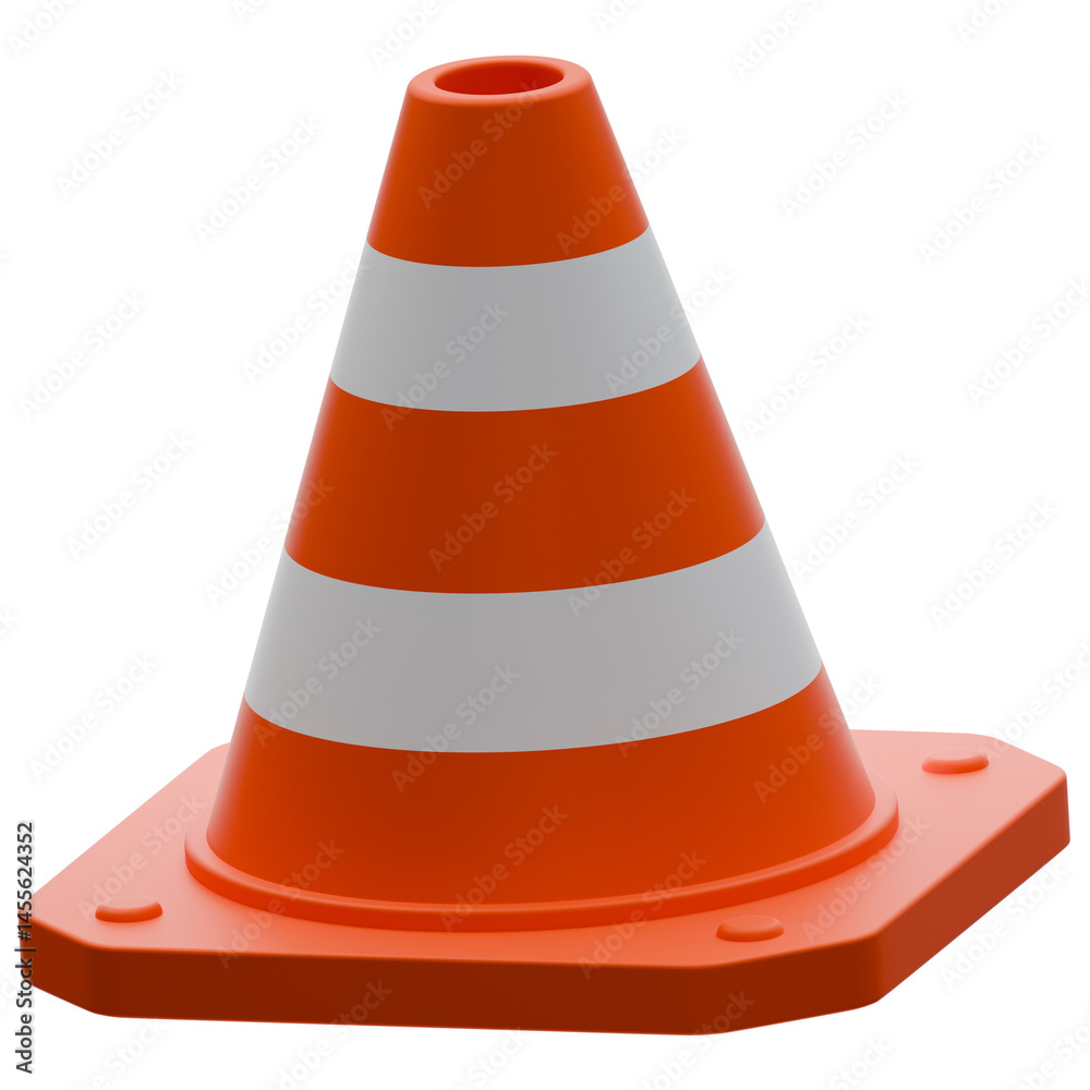 3D Construction Cone 3D Construction Cone