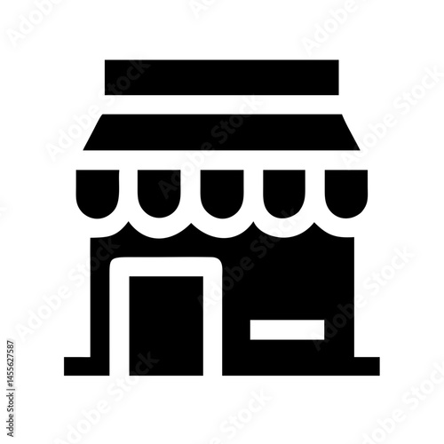 Retail Shop Front Icon Design