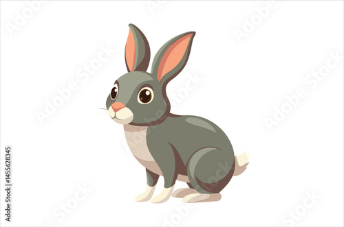 rabbit vector, icon vector illustration, rabbit silhouette of a rabbit isolated on a white background, eps, png, svg,  vector