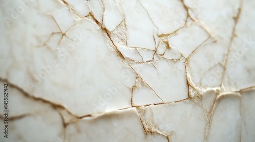 Cracked surface texture fragmented beige and off white background
