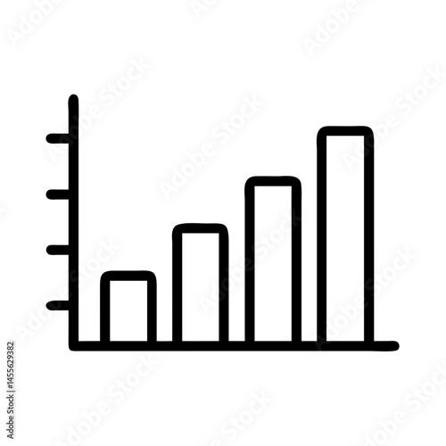 Simple Bar Chart Data Icon Design
