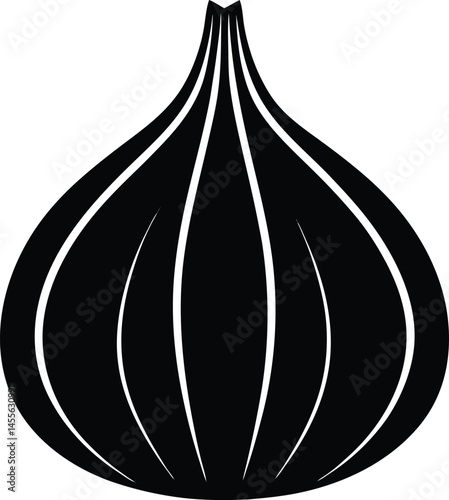garlic bulb on white background  .eps