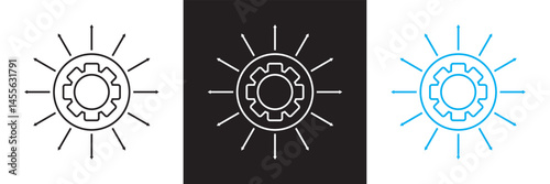 Scalability icon. Vector for websites, mobile interfaces, presentations, banner, visual branding etc. Vector illustration. isolated on white and black background. EPS 10 