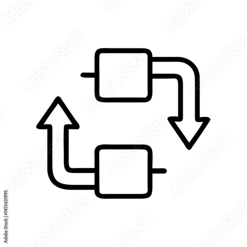 Transfer Workflow Arrows Icon Design Free Download Transfer Workflow Arrows Icon Design - GFXLoad