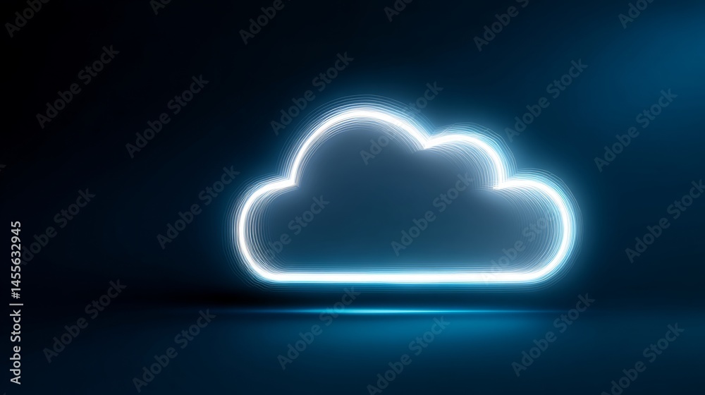 Abstract glowing cloud network on dark blue gradient, symbolizing futuristic connectivity and minimalist tech innovation
Abstract glowing cloud network on dark blue gradient, symbolizing futuristic connectivity and minimalist tech innovation