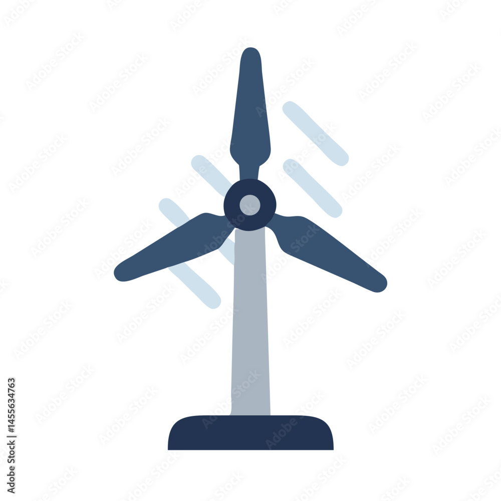 Wind Turbine Power Energy Icon Design Wind Turbine Power Energy Icon Design