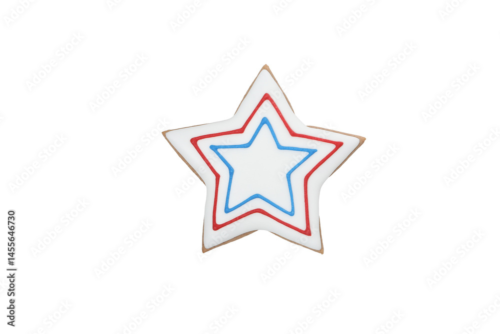 PNG, Cookies in the shape of a star, isolated on white background