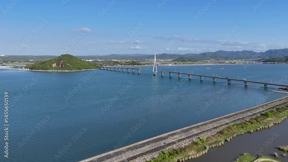 山口県山口市にある周防大橋 & きららドームを撮影しました。