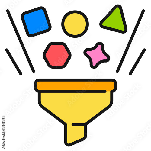 Data Collection Filled line Icon