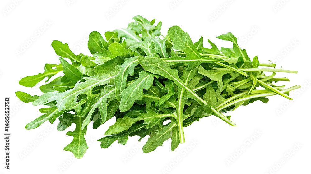 Obraz premium Arugula/Rocket Isolated in White background, Full size Vegetable