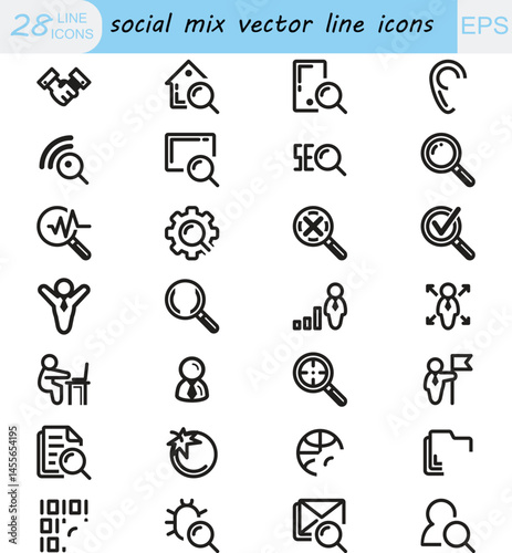 Simple media icons set. Universal media icon to use for