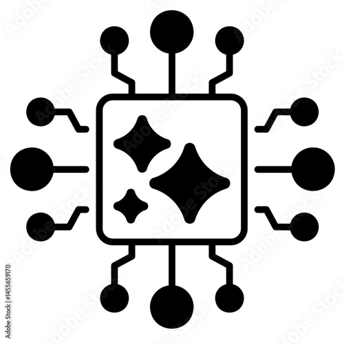 AI black Fill Icon