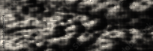 Halftone effect background with organic nature texture. Gritty retro vector gradient.