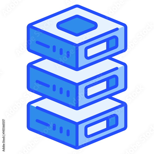 Database Blue Icon