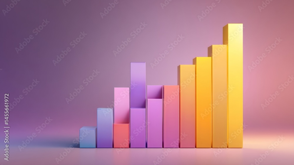 Abstract growth chart with soft gradients symbolizing business progress and development
Abstract growth chart with soft gradients symbolizing business progress and development