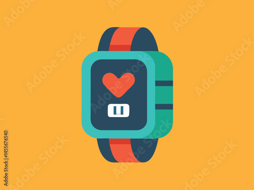 Smartwatch, health tracker, heart rate monitor, fitness device, wearable technology, minimalist design,