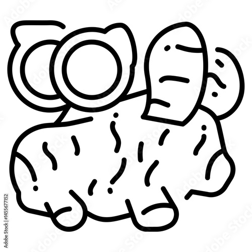 Turmeric Line Icon