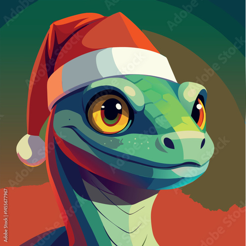 Christmas Snake in Festive Spirit