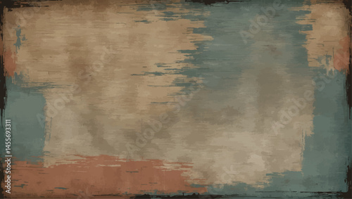 Aged canvas texture background with dull retro tones and textile style