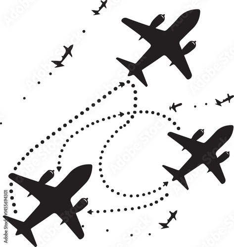 airplane silhouette vector, airplane, plane, aircraft, travel, jet, vector, fly, silhouette, transportation, air, aero plan, flight, transport, icon, illustration, sky, aviation, airport, flying, airl