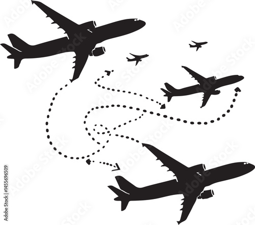airplane silhouette vector, airplane, plane, aircraft, travel, jet, vector, fly, silhouette, transportation, air, aero plan, flight, transport, icon, illustration, sky, aviation, airport, flying, airl