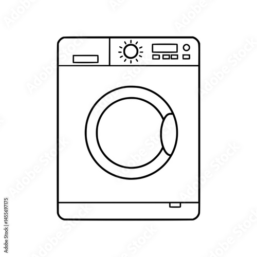 washing machine vector