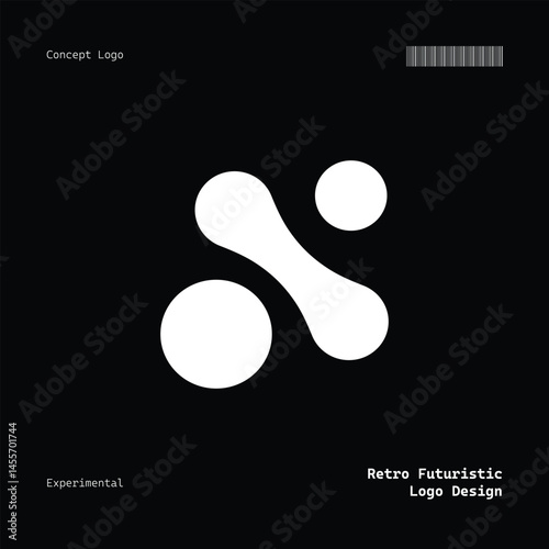 Minimalist Retro Futuristic Logo for Multipurpose Use