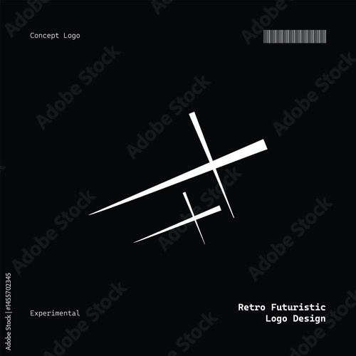 Minimalist Retro Futuristic Logo for Multipurpose Use