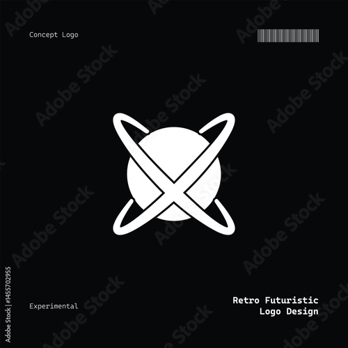 Minimalist Retro Futuristic Logo for Multipurpose Use