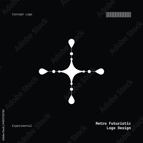 Minimalist Retro Futuristic Logo for Multipurpose Use