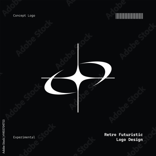 Minimalist Retro Futuristic Logo for Multipurpose Use