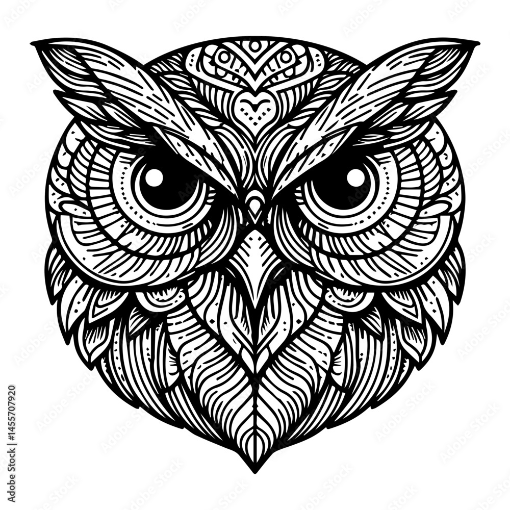 Obraz premium Owl Face