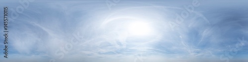 Obraz na płótnie Seamless 360 degree panoramic sky covering the entire sphere w salonie