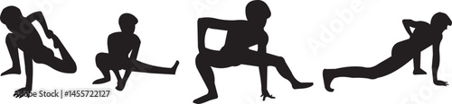 Two women dancing or celebrating – graceful with raised arms