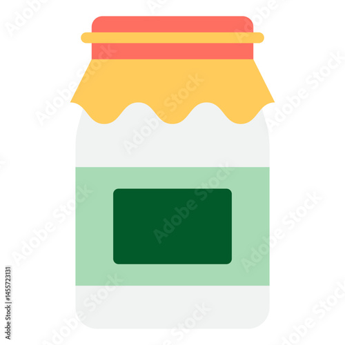 Icon jam jar illustration