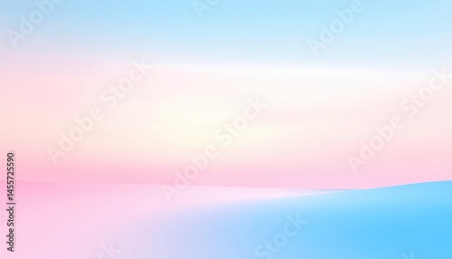 Serene sunset over tranquil landscape nature scene soft color palette peaceful environment aerial view calmness and reflection