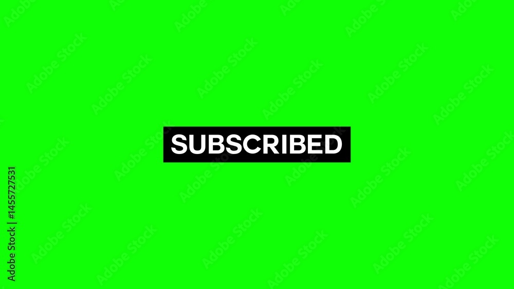 Subscribe button animation with Mouse Click, green background. Subscribe button animation with Mouse Click, green background.