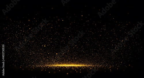 Happy New Year Celestial Dreams Glittering Galaxy Background Stock Photo