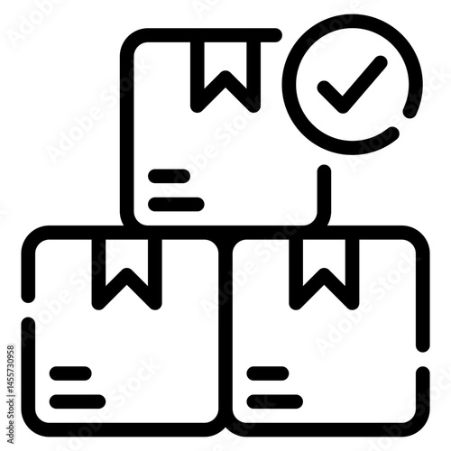 Icon Delivery Confirmation Checkmark