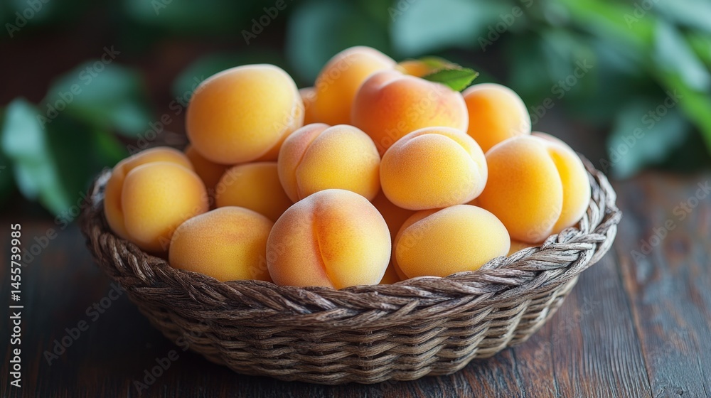 Fresh apricots in a basket (5) Fresh apricots in a basket (5)