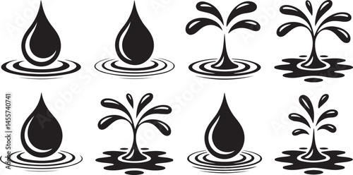 This title highlights the visual theme of water droplets creating ripples and splashes, symbolizing the dynamic impact of small actions and their growing consequences.