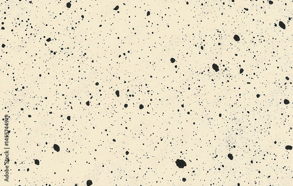 Abstract background featuring a cream-colored surface with scattered black speckles Abstract background featuring a cream-colored surface with scattered black speckles