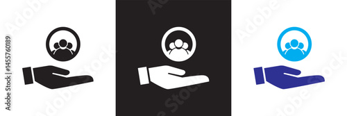 Catering icon. Vector for websites, mobile interfaces, presentations, banner, visual branding etc. Vector illustration. isolated on white and black background. EPS 10 
