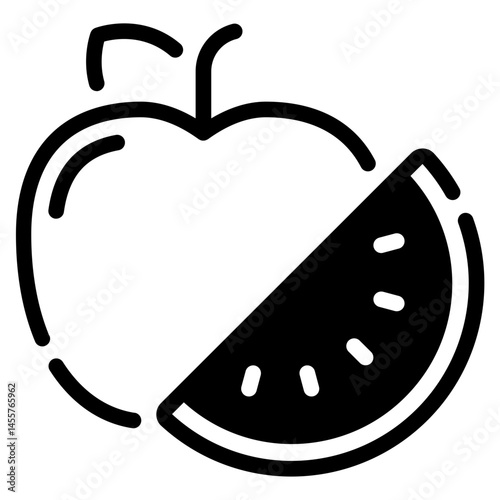 Icon Split Fruit Design