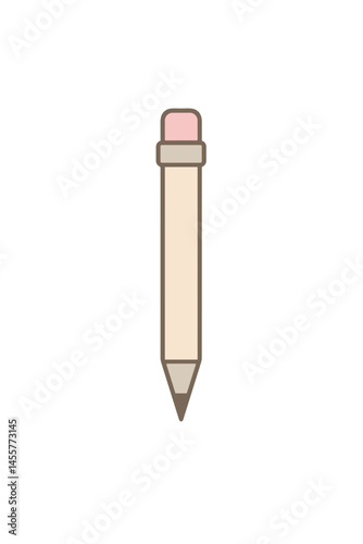 Simple pencil illustration on a white background  