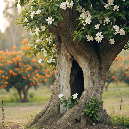 autumn tree in the park