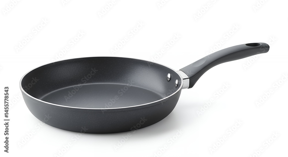 Isolated frying pan on white background for culinary and kitchen concepts Isolated frying pan on white background for culinary and kitchen concepts