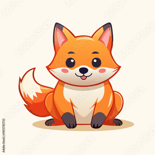 flat design fox