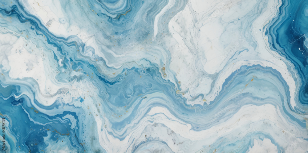 Vector abstract soft blue and silver print sea water and ocean marble texture background. Vector abstract soft blue and silver print sea water and ocean marble texture background.